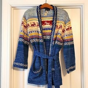 Vintage colorful cardigan